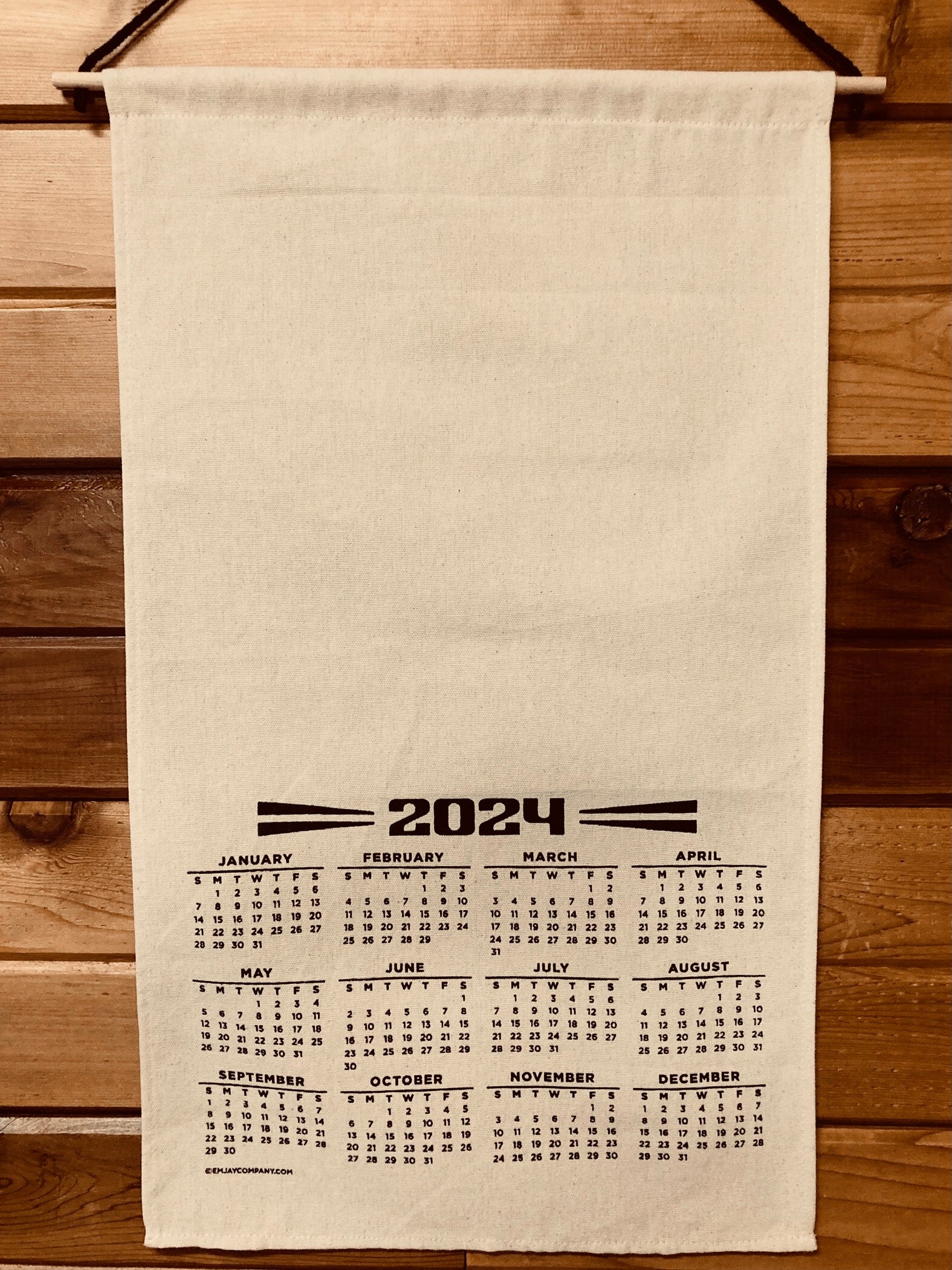 Blank Cloth 2024 Calendar Emjay Co