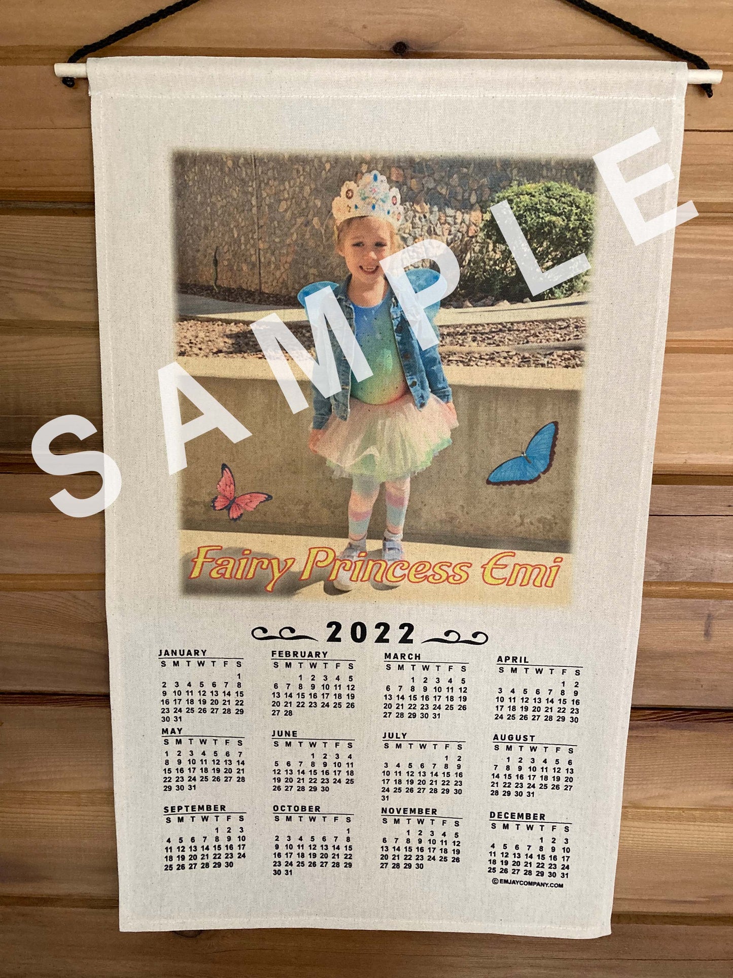 Personalized Hanging Cloth 2026 Calendar